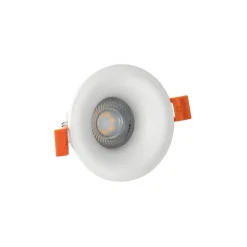 Einbaurahmen Weiß rund - geeignet für 1 LED GU10 Spot - exkl. LED Spot