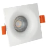 Einbaurahmen Weiß viereckig - geeignet für 1 GU10 LED Spot - exkl. LED Spot