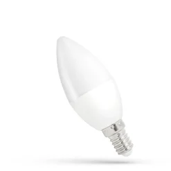 6er Pack - LED Lampe E14 - C37 6W entspricht 40-60W - 3000K Warmweiß