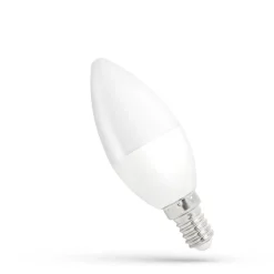 10er Pack - LED Lampe E14 - C37 6W entspricht 40-60W - 3000K Warmweiß