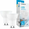 2er-Pack LED Spot - GU10 Sockel - 2,8W entspricht 25W - 6000K Tageslichtweiß