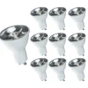 10er Pack - LED Spot GU10 - 6W entspricht 40W - 6000K Tageslichtweiß - 10° Abstrahlwinkel