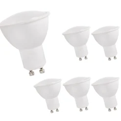 6er Pack - LED Spot GU10 - 6W entspricht 50W - 4000K Neutralweiß