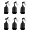6er Vorteilspack E27 Baufassung für Umzüge inkl. Lüsterklemme
