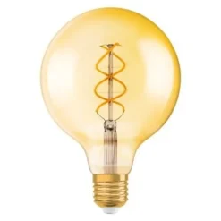 Globus-Glühlampe Gold E27 125 mm 4 W 300 lm 2000 K Dimmbar