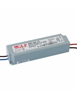 GLP LED Netzteil Transformator - 12V 60W 5A - geeignet für 12V LED Beleuchtung - IP67 wasserdicht