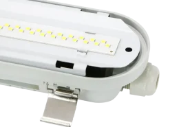 Hermetische LED-Feuchtraumleuchte RANGER PRIME DALI 4000K 40W IP66 120cm grau