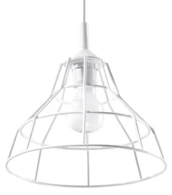 Hängeleuchte ANATA Weiß - 1x E27 Fassung - max. 60W - exkl. LED's