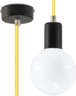 Hängeleuchte EDISON Gelb - 1x E27 Fassung - max. 60W - exkl. LED's