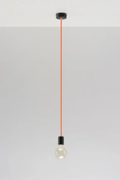 Hängeleuchte EDISON Orange - 1x E27 Fassung - max. 60W - exkl. LED's