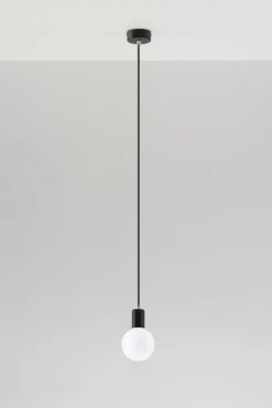 Hängeleuchte EDISON Schwarz - 1x E27 Fassung - max. 60W - exkl. LED's