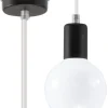 Hängeleuchte EDISON Weiß - 1x E27 Fassung - max. 60W - exkl. LED's
