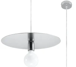 Hängeleuchte FLAVIO Grau - 1x E27 Fassung - max. 60W - exkl. LED's