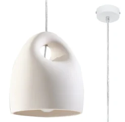 Hängeleuchte Keramik Lampe BUKANO - 1x E27 Fassung - max. 60W - exkl. LED's