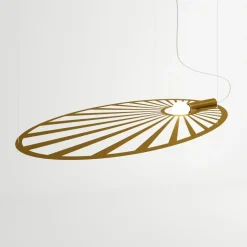 Hängeleuchte LEHDET Gold - 1x E27 Fassung - max. 60W - exkl. LED's