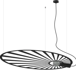 Hängeleuchte LEHDET Schwarz - 1x E27 Fassung - max. 60W - exkl. LED's