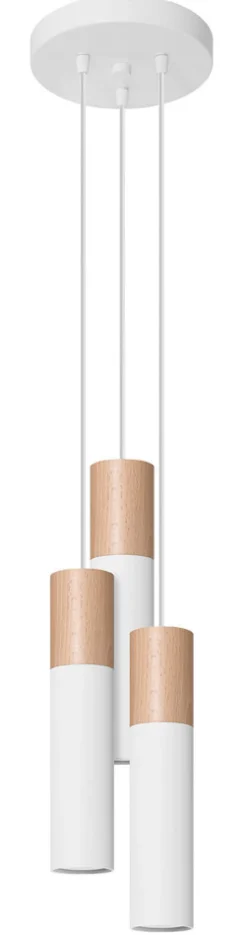 Hängeleuchte PABLO 3P Weiß - 1x G9 Fassung - max. 40W - exkl. LED's