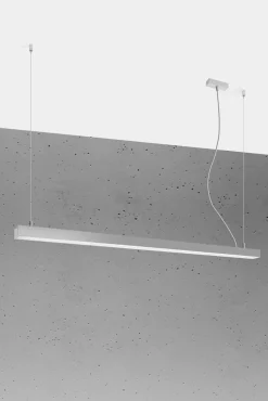 Hängeleuchte PINNE 150 Grau - 39W - 7200Lm - 4000K Neutralweiß