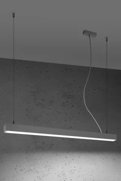 Hängeleuchte PINNE 90 Grau - 25W - 4600Lm - 4000K Neutralweiß