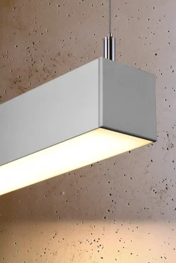 Hängeleuchte PINNE 117 Grau - 31W - 5100Lm - 3000K Warmweiß