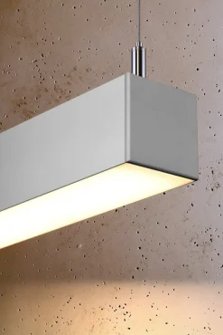 Hängeleuchte PINNE 150 Grau - 39W - 7200Lm - 3000K Warmweiß