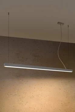 Hängeleuchte PINNE 150 Grau - 39W - 7200Lm - 3000K Warmweiß
