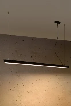 Hängeleuchte PINNE 150 Schwarz - 39W - 7200Lm - 3000K Warmweiß
