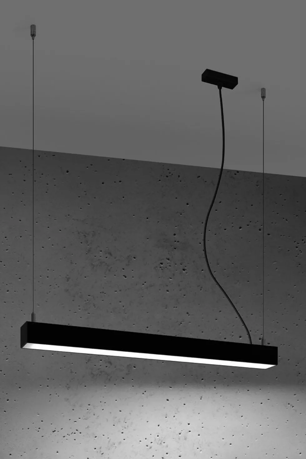 Hängeleuchte PINNE 67 Schwarz - 17W - 3179Lm - 4000K Neutralweiß