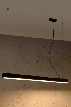 Hängeleuchte PINNE 90 Schwarz - 25W - 4600Lm - 3000K Warmweiß