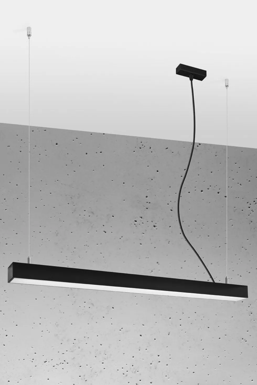 Hängeleuchte PINNE 90 Schwarz - 25W - 4600Lm - 4000K Neutralweiß