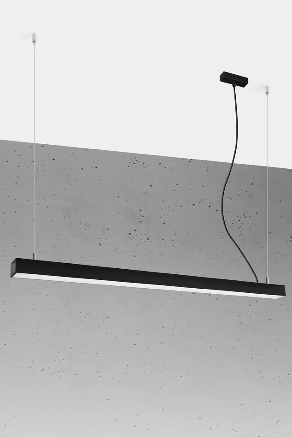 Hängeleuchte PINNE 117 Schwarz - 31W - 5100Lm - 4000K Neutralweiß