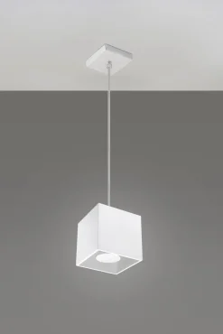 Hängeleuchte QUAD 1 Weiß - 1x GU10 Fassung - max. 40W - exkl. LED's
