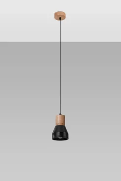 Hängeleuchte QUBIC Schwarz - 1x E27 Fassung - max. 60W - exkl. LED's