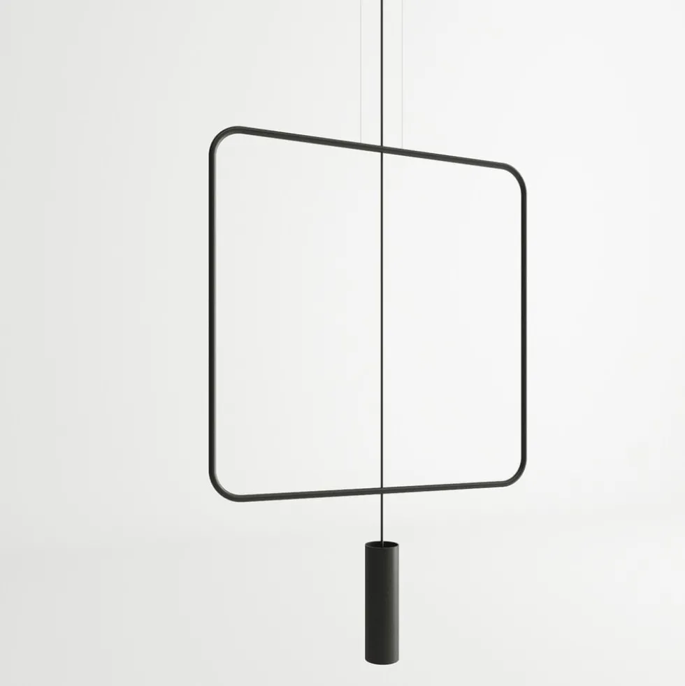 Hängeleuchte RANA 1 Schwarz - 1x GU10 Fassung - max. 40W - exkl. LED's