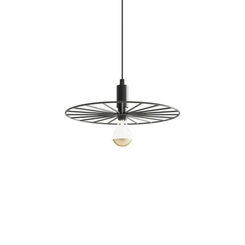 Hängeleuchte SIRKEL 30 Schwarz - 1x E27 Fassung - max. 60W - exkl. LED's