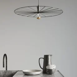 Hängeleuchte SIRKEL 60 Schwarz - 1x E27 Fassung - max. 60W - exkl. LED's