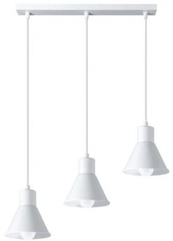 Hängeleuchte TALEJA 3 Weiß - 3x E27 Fassung - max. 3x60W - exkl. LED's
