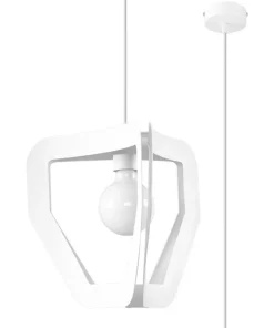 Hängeleuchte TRES Weiß - 1x E27 Fassung - max. 60W - exkl. LED's