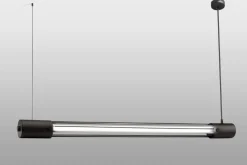 Hängeleuchte VALO Schwarz - 1x T8 Fassung - max. 14W - exkl. LED's