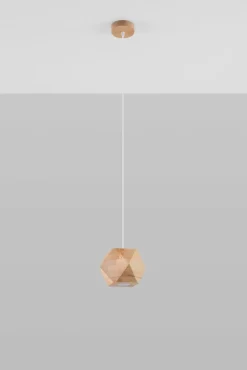 Hängeleuchte WOODY Holz Natur - 1x GU10 - max. 40W - exkl. LED's