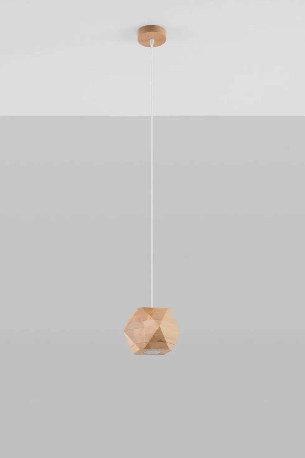 Hängeleuchte WOODY Holz Natur - 1x GU10 - max. 40W - exkl. LED's