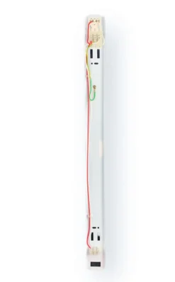 Komplettset - 120cm Einzelfassung - IP65 Feuchtraum -Wannenleuchte + 18W LED Röhre 6000K - 865 - Tageslichtweiß - Komplett