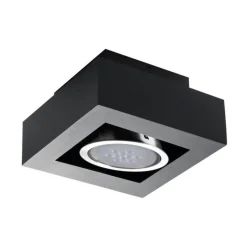 LED AR111 GU10 Deckenspot Armatur Schwarz - für 1 LED GU10 Spot
