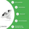 LED AR111 GU10 230V – 12W – 3000K Warmweiß – 45° Abstrahlwinkel