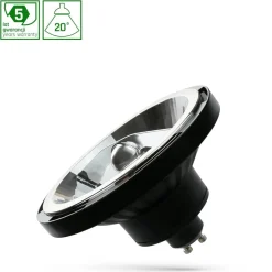 LED AR111 GU10 - 10W 850lm - 4000K 840 - 20° Abstrahlwinkel - 5 Jahre Garantie