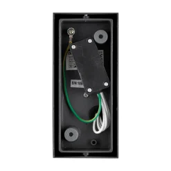 LED Außenwandleuchte Halbrund 2×GU10 IP44 – Anthrazit – Modern