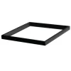 LED Aufbau Panel Schwarz Aluminium - 60x60cm Rahmensystem - 5cm hoch inkl. Schrauben