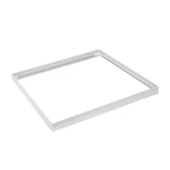 LED Aufbau Panel - 60x60cm Rahmensystem Type B ohne Schrauben - weiß Aluminium - 5cm hoch