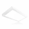 LED Aufbau-Rahmen für Panel 60×30 cm – Weißes Aluminium – 5 cm Höhe inkl. Schrauben