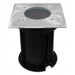 LED Bodenspot GU10 - IP67 - Quadratisch Alu - 110mm | Einbaumaß 100mm - 230V